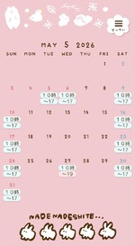 😽GW＆5月の出勤予定日時🩷