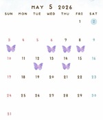 🌷5月前半シフト🌷